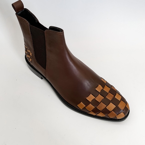 Brown Chelsea Leather Boots - Picture 4 of 5